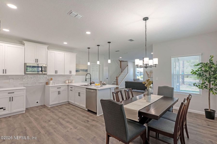Furnished interior view inside a new home in , St. Johns (Image 32).