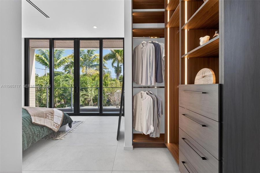 Furnished interior view inside a new home in , Miami (Image 65).