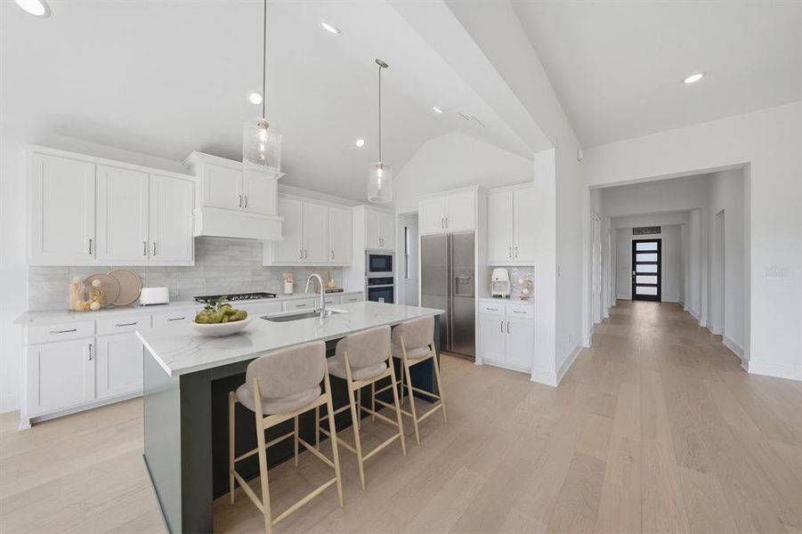 Furnished interior view inside a new home in Devonshire, Forney (Image 11).