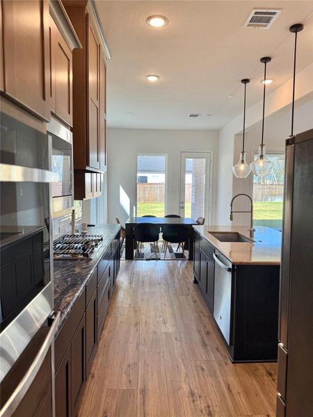 Furnished interior view inside a new home in Sienna 70' Lots, Missouri City (Image 10).