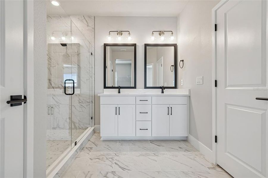 Furnished interior view inside a new home in Emerald Landing at Waterside at Lakewood Ranch – Towns, Sarasota (Image 12).