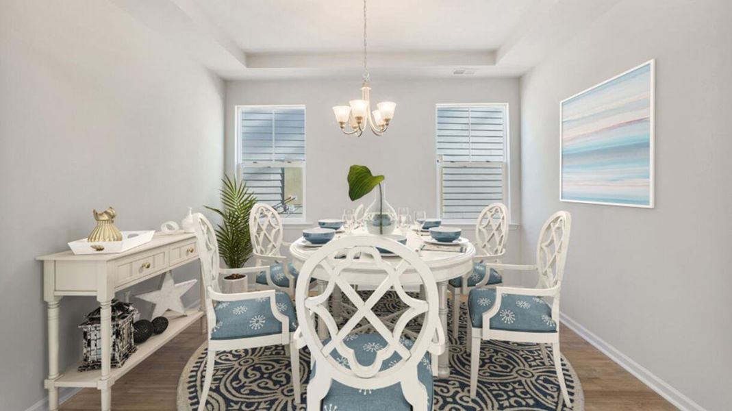 Furnished interior view inside a new home in Limehouse Farms, Summerville (Image 4). Furnished interior view inside a new home in Limehouse Farms, Summerville (Image 4).
