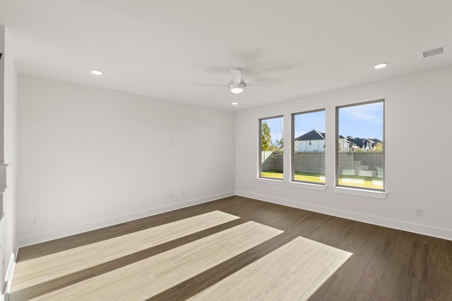 Spacious, unfurnished interior of a new home in Discovery Collection at Painted Tree Village, McKinney (Image 12). Spacious, unfurnished interior of a new home in Discovery Collection at Painted Tree Village, McKinney (Image 12).