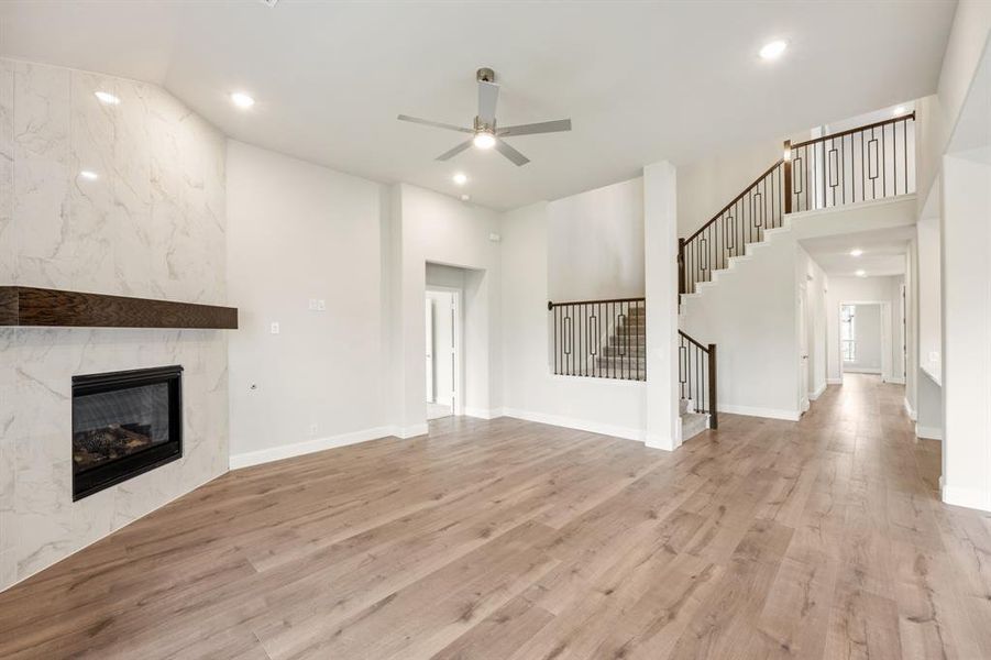 Spacious, unfurnished interior of a new home in Union Park Classic 55, Little Elm (Image 33).