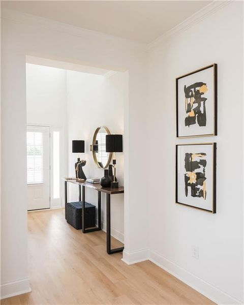 Furnished interior view inside a new home in , Flowery Branch (Image 32).