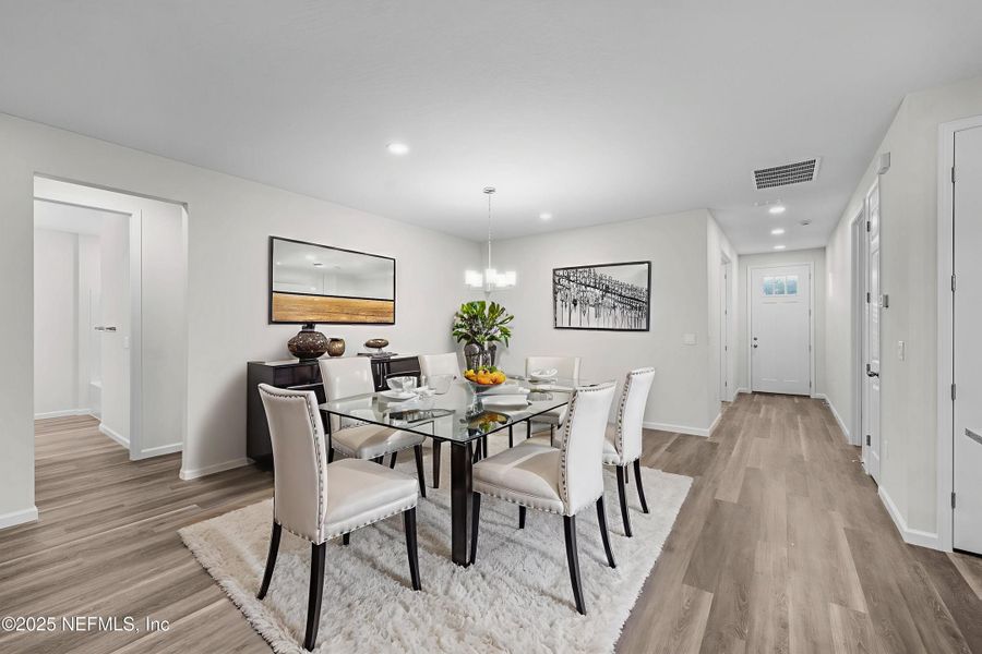 Furnished interior view inside a new home in , Jacksonville (Image 17).