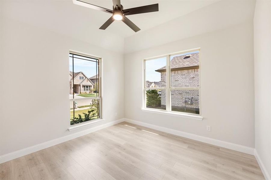 Spacious, unfurnished interior of a new home in Woodstone, Providence Village (Image 12). Spacious, unfurnished interior of a new home in Woodstone, Providence Village (Image 12).
