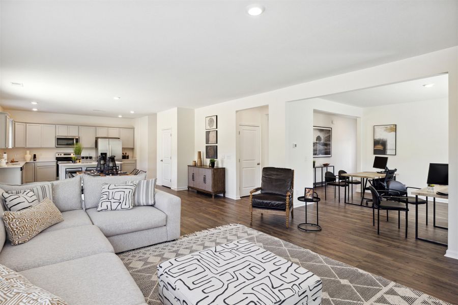 Representative furnished interior of a home built from the Richland by D.R. Horton in The Ridge at Neals Landing, Knoxville (Image 8).