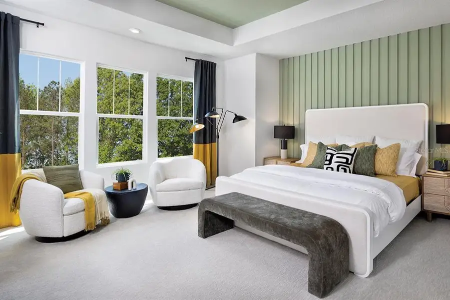 Furnished interior view inside a new home in Apex at Seminole Heights, Tampa (Image 6).