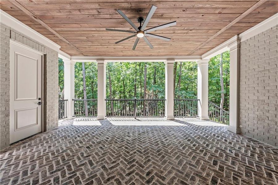 Exterior details and patio area of a home in , Greensboro (Image 33).