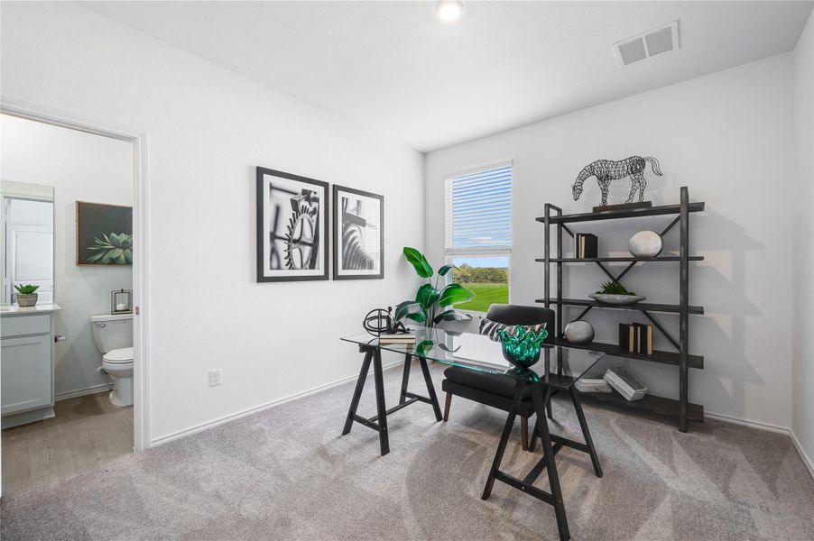 Furnished interior view inside a new home in , Bertram (Image 30).