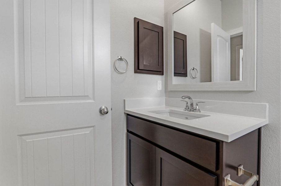 Representative furnished interior of a home built from the Poppy by View Homes in Paseos Del Este, El Paso (Image 27).