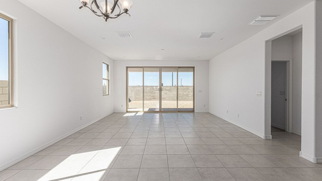 Furnished interior view inside a new home in Teravalis, Buckeye (Image 12).