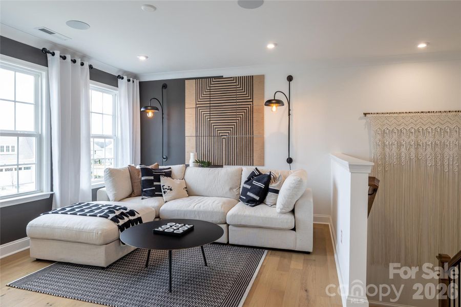Not actual home. Photos of Riverton plan model home.