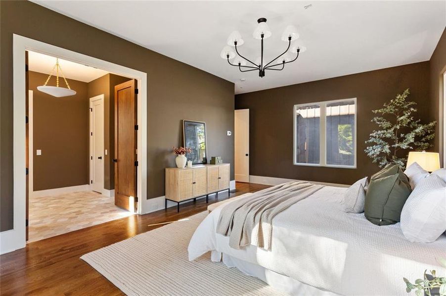Furnished interior view inside a new home in , Smyrna (Image 47).