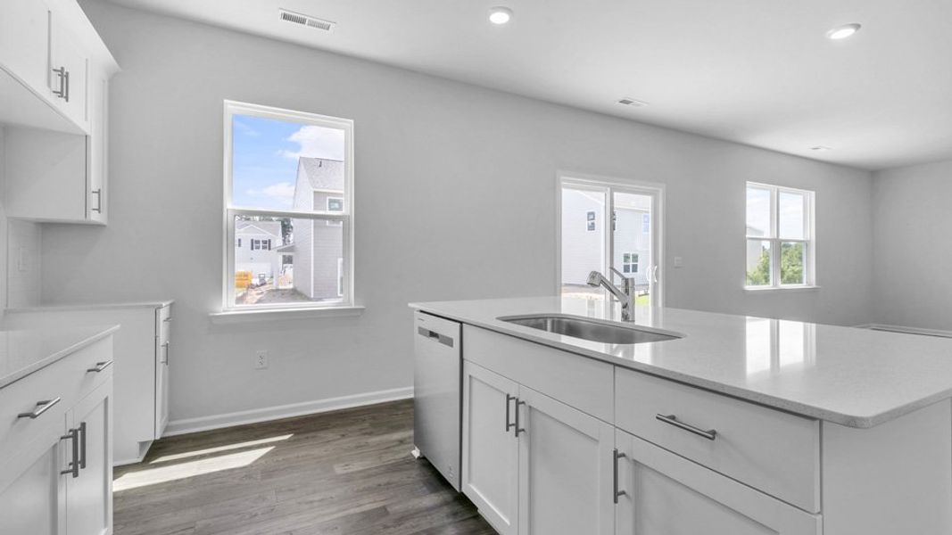 Furnished interior view inside a new home in The Preserve at Kinsley, Jamestown (Image 5).