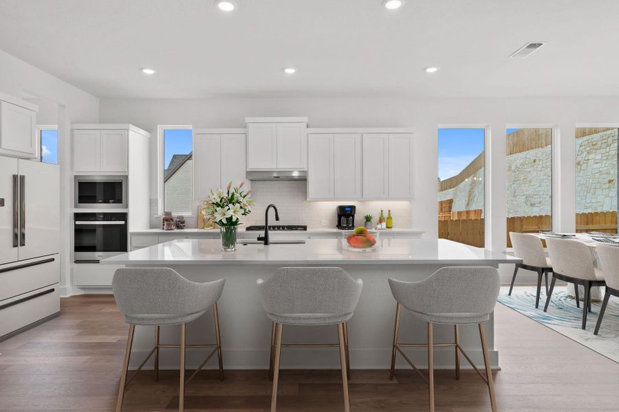 Light & Bright Kitchen - Virtually Staged