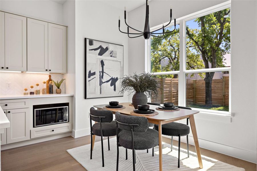 Furnished interior view inside a new home in , Austin (Image 34). Furnished interior view inside a new home in , Austin (Image 34).