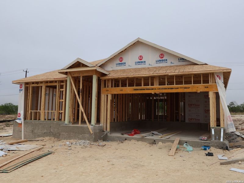 In-progress construction of a new home in Paloma Park, Converse, TX (Image 21).