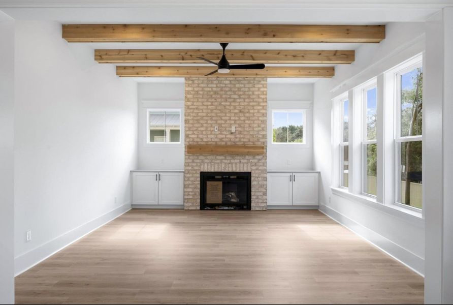 Spacious, unfurnished interior of a new home in , Edisto Island (Image 8).