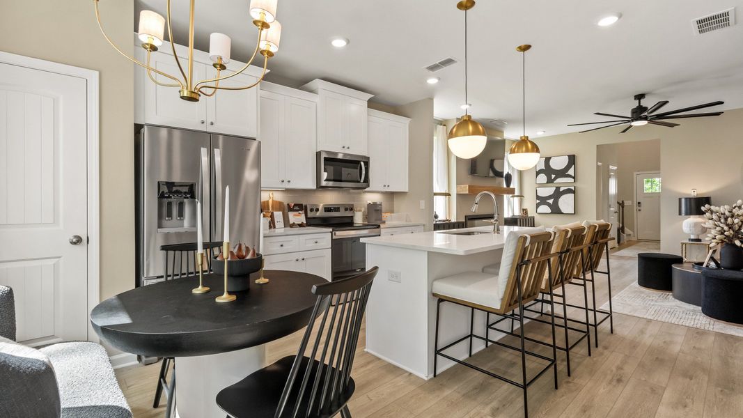 Representative furnished interior of a home built from the Millhaven by DRB Homes in Enclave at Evergreen, Fairburn (Image 11).