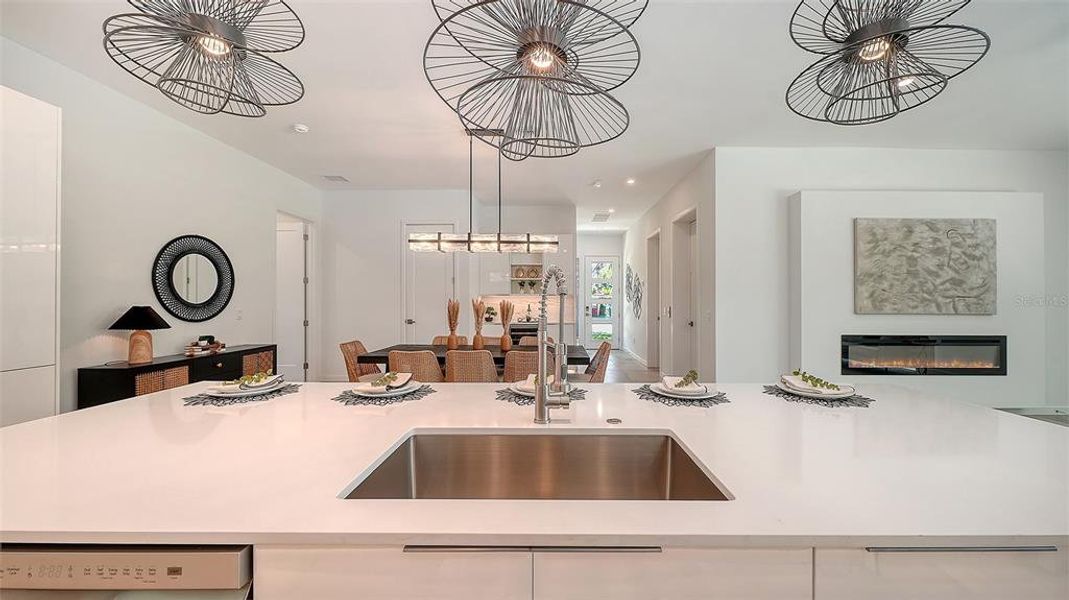 Furnished interior view inside a new home in , Sarasota (Image 61).