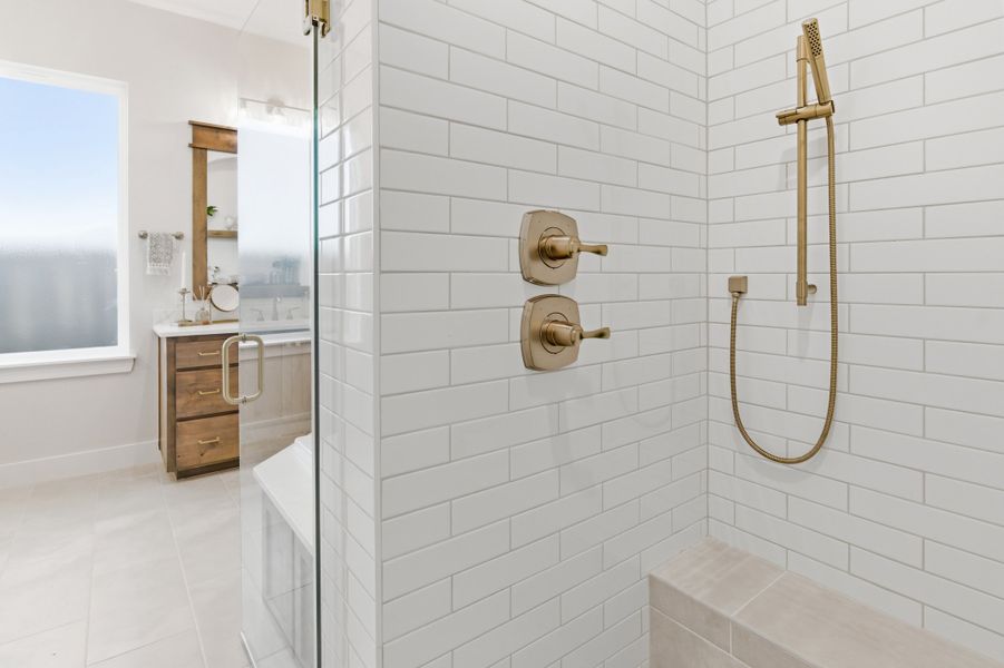 Close-up of interior finishes inside a home in Stella Ranch, Bryan (Image 58).