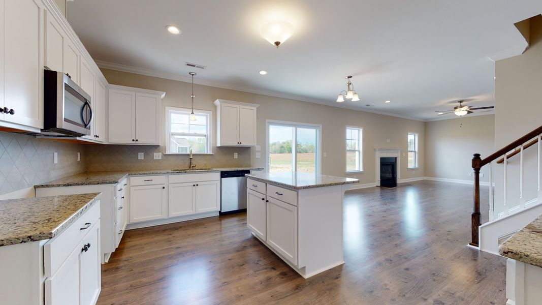Representative furnished interior of a home built from the Ryder by Bill Clark Homes in Arbor Hills South II, Greenville (Image 3). Representative furnished interior of a home built from the Ryder by Bill Clark Homes in Arbor Hills South II, Greenville (Image 3).