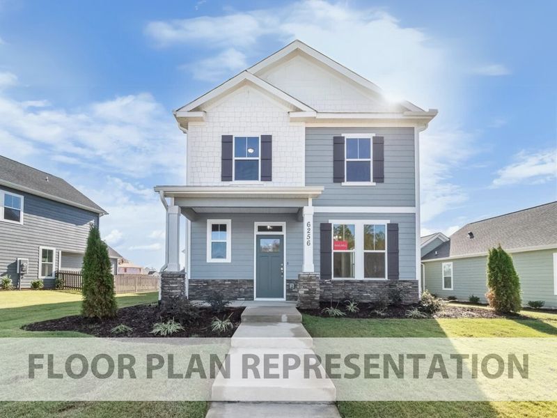 Representative exterior photo of a completed home built from the Starling by Ivey Homes in Tillery Park, Grovetown, GA (Image 17).