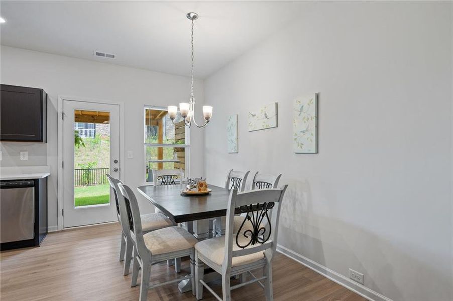 Furnished interior view inside a new home in , Cartersville (Image 11).