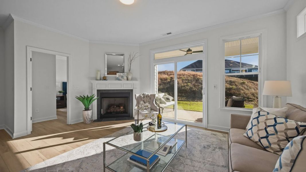 Furnished interior view inside a new home in Village at Maple Leaf Farm, King (Image 16).