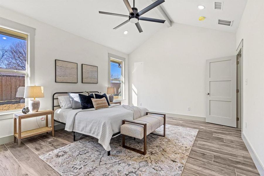 Furnished interior view inside a new home in , Howe (Image 34).