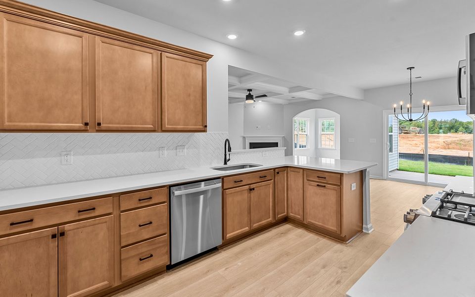 Furnished interior view inside a new home in Fieldstone, Lexington (Image 12).