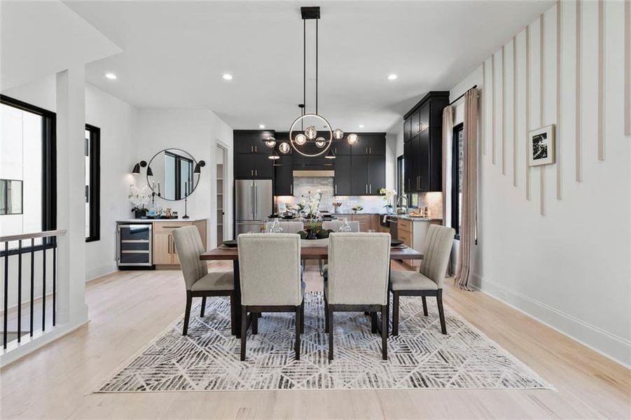 Furnished interior view inside a new home in , Atlanta (Image 12).
