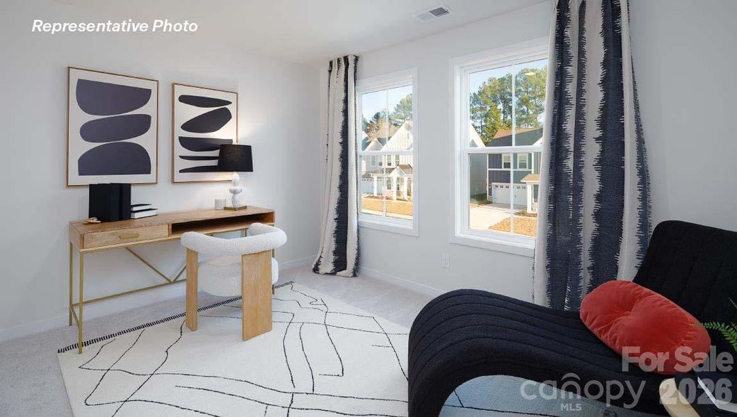 Furnished interior view inside a new home in Westport, York (Image 42).