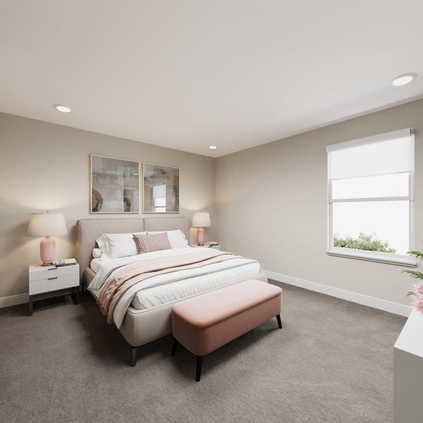 Representative furnished interior of a home built from the Vista by Taylor Morrison in Sugar Creek Alpine Collection, Loveland (Image 11).