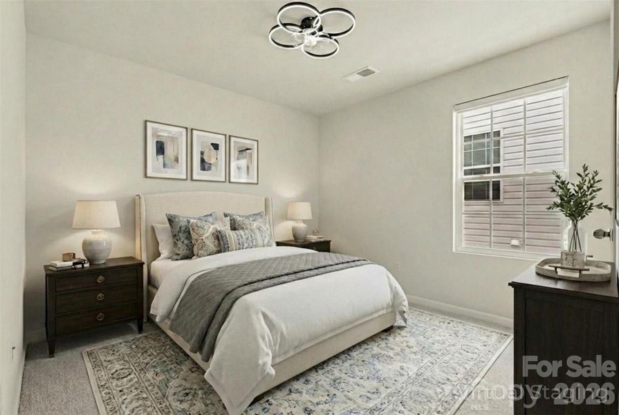 Furnished interior view inside a new home in , Charlotte (Image 12).