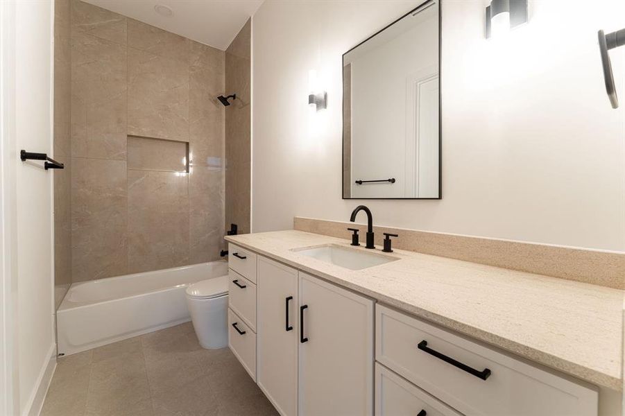 Furnished interior view inside a new home in , Heath (Image 19).