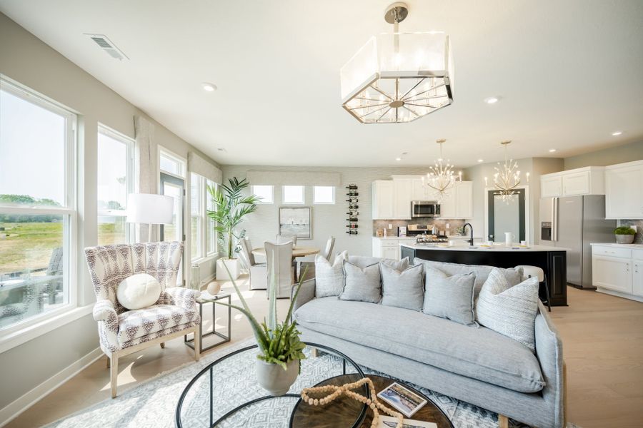 Representative furnished interior of a home built from the Amelia by Fischer Homes in Easton Park, Dallas (Image 51).
