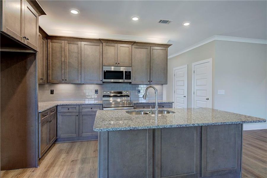 Furnished interior view inside a new home in , Cartersville (Image 17).