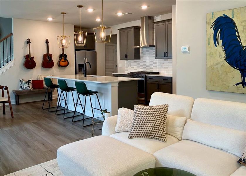 Furnished interior view inside a new home in , Cumming (Image 14).