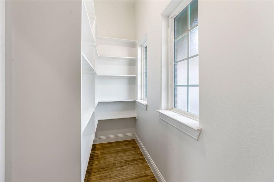 View of spacious closet