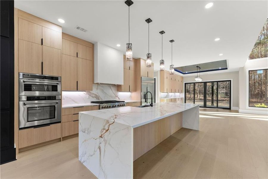 Furnished interior view inside a new home in , Hoschton (Image 57).