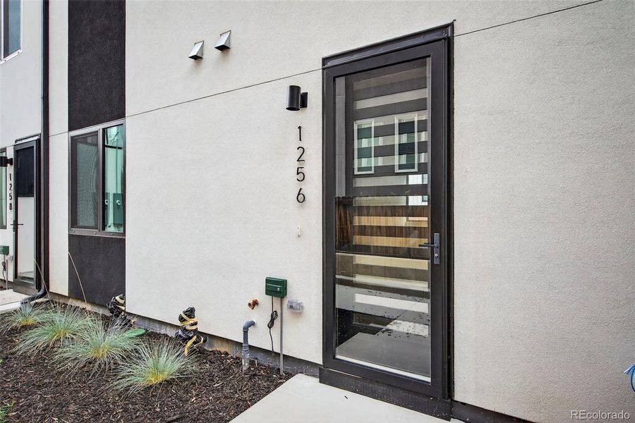 Exterior details and patio area of a home in , Denver (Image 2).
