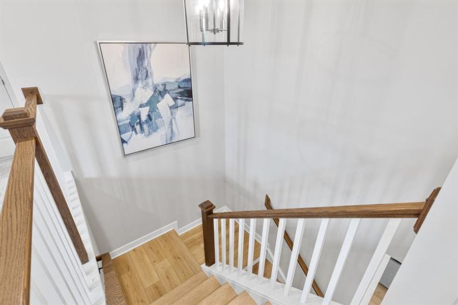 Representative unfurnished interior of a home built from the Anderson by Ryan Homes in Canterbrook Farms, Fountain Inn (Image 19).