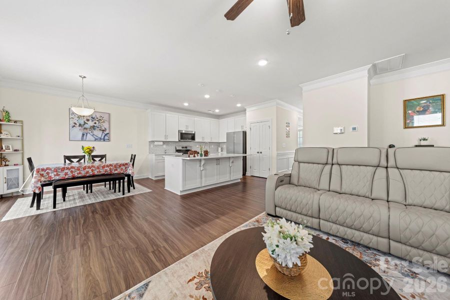 Furnished interior view inside a new home in , Charlotte (Image 20). Furnished interior view inside a new home in , Charlotte (Image 20).