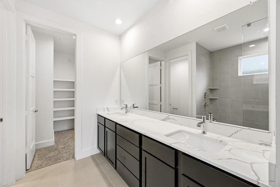 Furnished interior view inside a new home in Hills of Westlake, Conroe (Image 7).