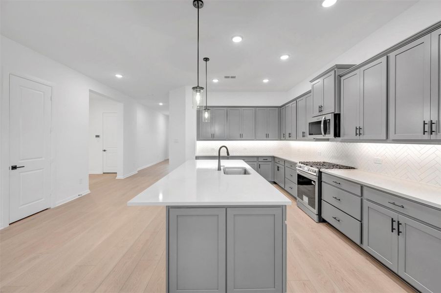 Furnished interior view inside a new home in Oakwood Estates, Waller (Image 6).