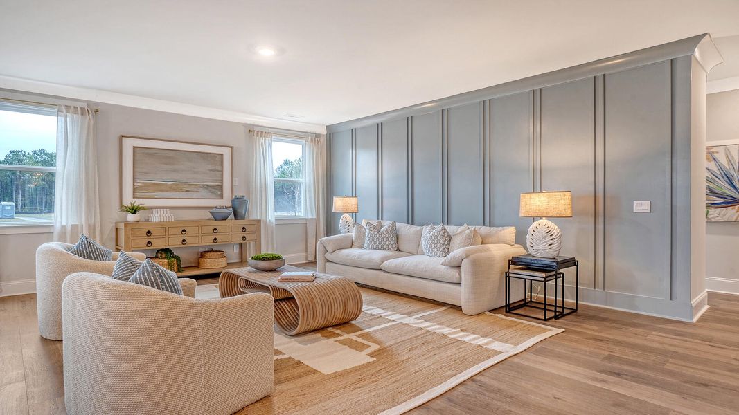 Furnished interior view inside a new home in Sheep Island, Summerville (Image 14).