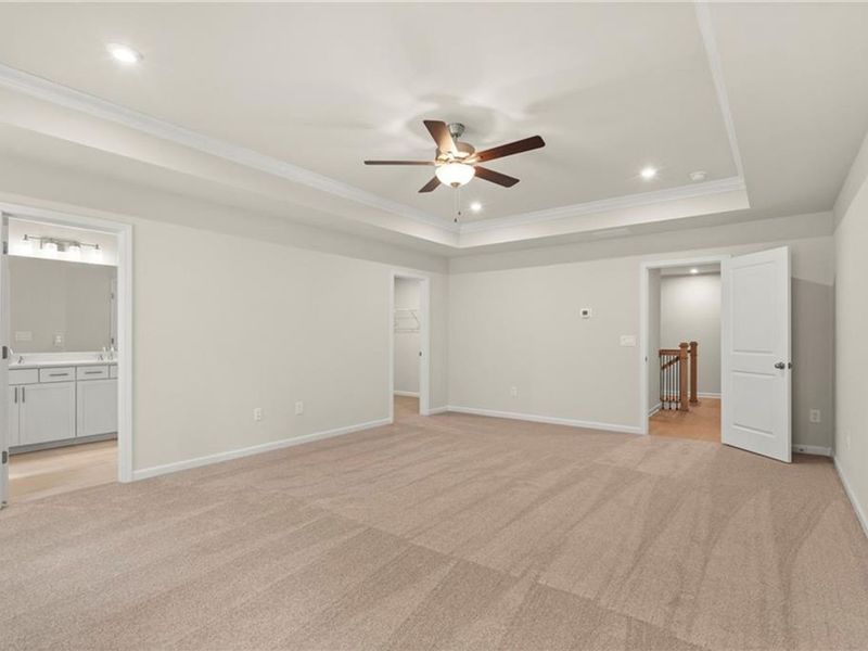 Spacious, unfurnished interior of a new home in The Village at Shallowford, Kennesaw (Image 18).
